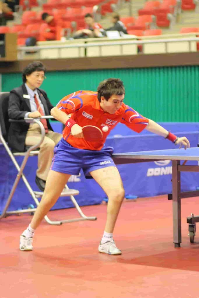 table tennis clothing example