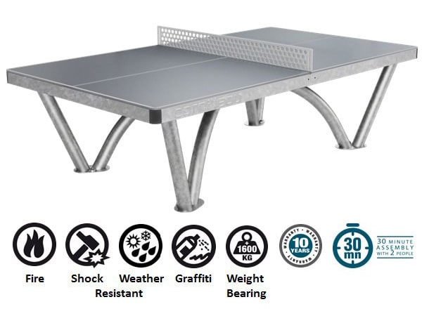 table tennis table weight