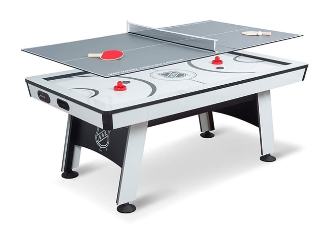 air hockey foosball ping pong table